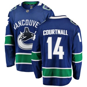 Geoff Courtnall Youth Fanatics Branded Vancouver Canucks Breakaway Blue Home Jersey