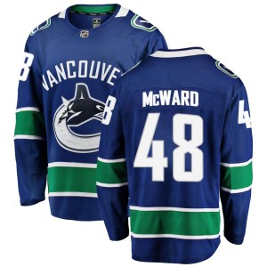 Cole McWard Youth Fanatics Branded Vancouver Canucks Breakaway Blue Home Jersey