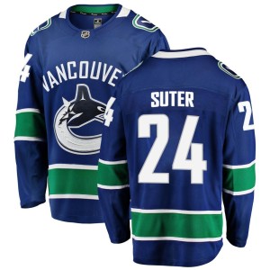Pius Suter Youth Fanatics Branded Vancouver Canucks Breakaway Blue Home Jersey