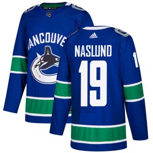 Markus Naslund Men's Adidas Vancouver Canucks Authentic Blue Jersey