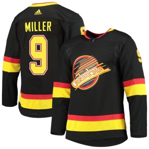 J.T. Miller Men's Adidas Vancouver Canucks Authentic Black Alternate Primegreen Pro Jersey