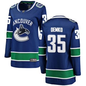 Thatcher Demko Women's Fanatics Branded Vancouver Canucks Breakaway Blue Home Jersey