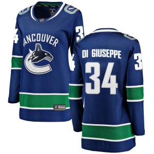 Phillip Di Giuseppe Women's Fanatics Branded Vancouver Canucks Breakaway Blue Home Jersey