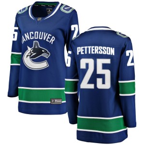Elias Pettersson Women's Fanatics Branded Vancouver Canucks Breakaway Blue Home Jersey