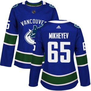Ilya Mikheyev Women's Adidas Vancouver Canucks Authentic Blue Home Jersey