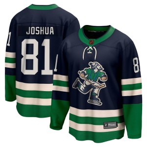 Dakota Joshua Men's Fanatics Branded Vancouver Canucks Breakaway Navy Special Edition 2.0 Jersey