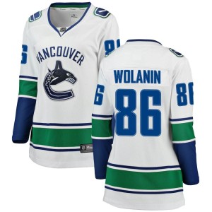 Christian Wolanin Women's Fanatics Branded Vancouver Canucks Breakaway White Away Jersey