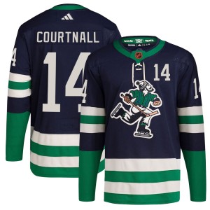 Geoff Courtnall Men's Adidas Vancouver Canucks Authentic Navy Reverse Retro 2.0 Jersey