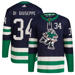 Phillip Di Giuseppe Men's Adidas Vancouver Canucks Authentic Navy Reverse Retro 2.0 Jersey