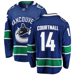 Geoff Courtnall Men's Fanatics Branded Vancouver Canucks Breakaway Blue Home Jersey