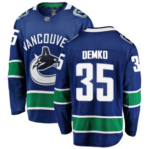 Thatcher Demko Men's Fanatics Branded Vancouver Canucks Breakaway Blue Home Jersey