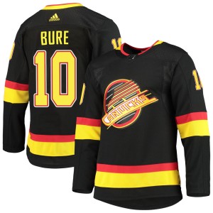 Pavel Bure Youth Adidas Vancouver Canucks Authentic Black Alternate Primegreen Pro Jersey