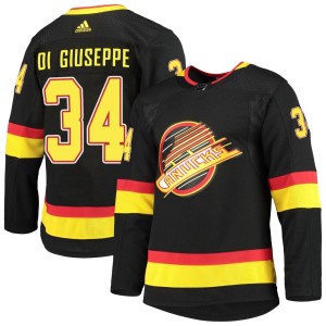 Phillip Di Giuseppe Youth Adidas Vancouver Canucks Authentic Black Alternate Primegreen Pro Jersey