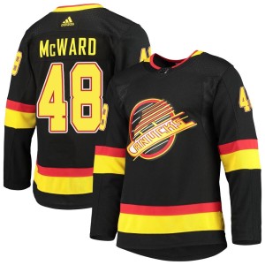 Cole McWard Youth Adidas Vancouver Canucks Authentic Black Alternate Primegreen Pro Jersey