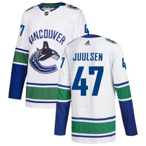 Noah Juulsen Men's Adidas Vancouver Canucks Authentic White zied Away Jersey