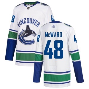 Cole McWard Men's Adidas Vancouver Canucks Authentic White zied Away Jersey