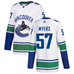 Tyler Myers Men's Adidas Vancouver Canucks Authentic White zied Away Jersey