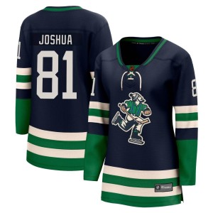 Dakota Joshua Women's Fanatics Branded Vancouver Canucks Breakaway Navy Special Edition 2.0 Jersey