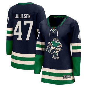 Noah Juulsen Women's Fanatics Branded Vancouver Canucks Breakaway Navy Special Edition 2.0 Jersey