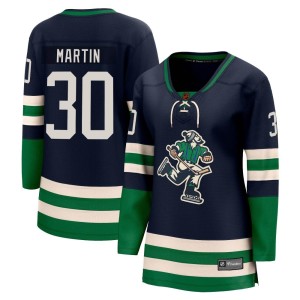 Spencer Martin Women's Fanatics Branded Vancouver Canucks Breakaway Navy Special Edition 2.0 Jersey