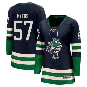 Tyler Myers Women's Fanatics Branded Vancouver Canucks Breakaway Navy Special Edition 2.0 Jersey