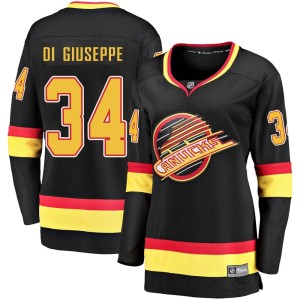 Phillip Di Giuseppe Women's Fanatics Branded Vancouver Canucks Premier Black Breakaway 2019/20 Flying Skate Jersey