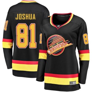 Dakota Joshua Women's Fanatics Branded Vancouver Canucks Premier Black Breakaway 2019/20 Flying Skate Jersey