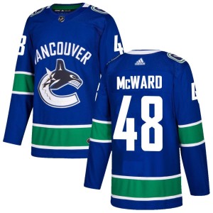 Cole McWard Youth Adidas Vancouver Canucks Authentic Blue Home Jersey