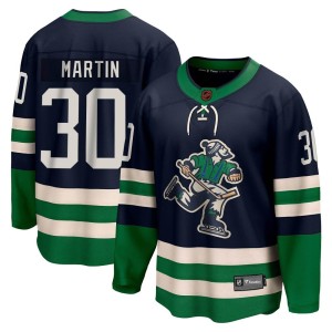 Spencer Martin Youth Fanatics Branded Vancouver Canucks Breakaway Navy Special Edition 2.0 Jersey