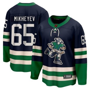 Ilya Mikheyev Youth Fanatics Branded Vancouver Canucks Breakaway Navy Special Edition 2.0 Jersey