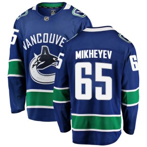 Ilya Mikheyev Youth Fanatics Branded Vancouver Canucks Breakaway Blue Home Jersey